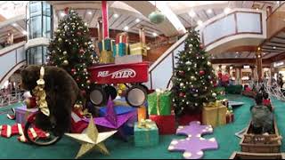 Christmas train 360 at Pearlridge Center jusgo360 [upl. by Anikat]