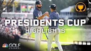 2024 Presidents Cup Day 3 Fourball matches  EXTENDED HIGHLIGHTS  92824  Golf Channel [upl. by Noiz]