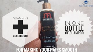 Man Arden ShampooConditioner For Problem Of Rough amp Round Hairs By Tech True Friends In Hindi [upl. by Oirevas177]