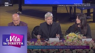 Sanremo 2019 Claudio Baglioni presenta il suo Festival  La vita in diretta 09012019 [upl. by Darrill]