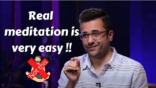 REAL MEANING OF MEDITATION  SANDEEP MAHESHWARI [upl. by Thomey]