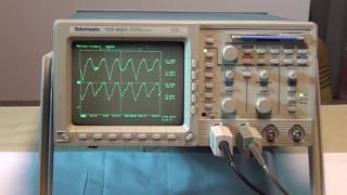 Vintage TRS80 Model 1 Computer Radio Shack Power Supply Signal Waveforms [upl. by Philbin6]