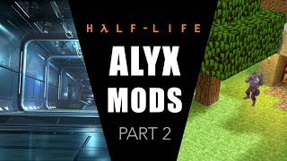 Halo Minecraft and Headcrab Dance Clubs  HalfLife Alyx Mods Part 2 [upl. by Roseanna]