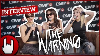 THE WARNING Interview EMP Backstage Club Area beim WACKEN OPEN AIR 2024 [upl. by Groh]