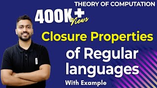 Lec32 Closure properties of regular languages in TOC [upl. by Martynne]