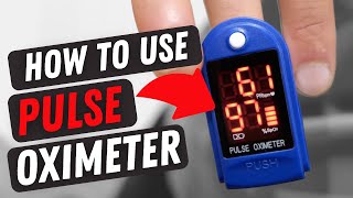 HOW to use PULSE OXIMETER at Home Accurately amp CORRECTLY  Oxygen Advantage [upl. by Kerianne950]