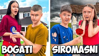 SIROMAŠNI PAR VS BOGATI PAR [upl. by Laeynad60]