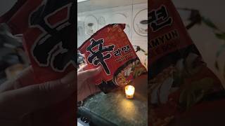 Nongshim shin ramyun spicy flavour🌶 foryou ramen ytshorts cooking [upl. by Louis]