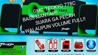 Tes Suara Speaker Bluetooth GMC Teckyo 778C Bass Mantapp  Volume Full Ga Sember [upl. by Flodur194]