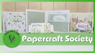 Stationary Set  5 Cards amp Envelopes  Papercraft Society Box 30 [upl. by Babbie403]