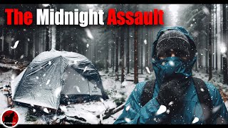 Hot Tent Camping In A Blizzard  ASMR [upl. by Rabiah]