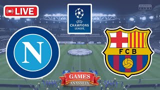 🔴⚽ Live Streaming Napoli vs Barcelona 🔴⚽ UEFA Champions League 2024 EA Sports FC 24 Gameplay PC HD [upl. by Kciredorb365]