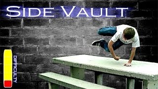 How to SIDE VAULT  Parkour Tutorial [upl. by Orvah]