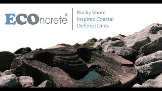 ECOncrete  Rocky Shore Inspired Coastal Defense Units [upl. by Johannessen]