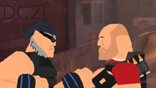 DC2 tfc heavy vs tf2 heavy animation [upl. by Dempster]