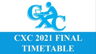 CXCCSEC Timetable 2021  JUNEJULY Final Timetable  CSEC Biology TCP [upl. by Leryt]