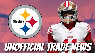 Unsubstantiated News 49ers reportedly traded Brandon Aiyuk to Steelers but nothing confirmed yet [upl. by Eatton]