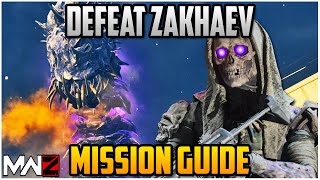 Defeat Zakhaev Act 3 Story Mission Guide For Modern Warfare Zombies MWZ Tips amp Tricks [upl. by Barcot]