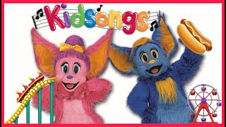 Here We Go Loopty Loo  Kidsongs  Summer Fun  Ride the Roller Coaster  PBS Kids [upl. by Aihtennek]