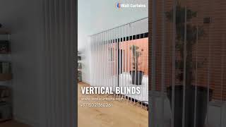 How To Install Vertical Blinds   Wall Curtains reels shorts [upl. by Shir]