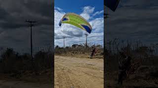 Ribeirao do LargoBA decolagem  aventuravoolivrevoolivrebrasilparamotorparagladingparapente [upl. by Sidwel]