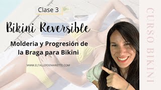 Clase 3 Bikini Reversible Molderia de la parte de abajo de la Bikini [upl. by Laira]