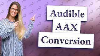 How do I convert Audible AAX to MP3 for free [upl. by Arawaj]