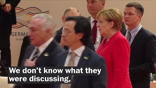 Watch Angela Merkels viral eyeroll [upl. by Grossman]