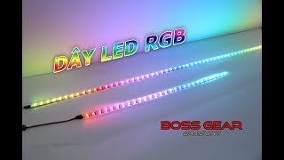 Dây LED RGB Đỉnh Cao Của Sự Màu Mè LED RGB Trang Trí Thùng PC Gaming [upl. by Lampert]