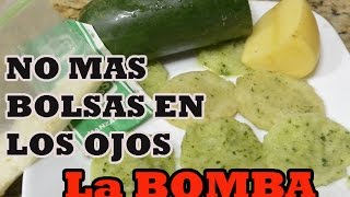 BOMBA natural para acabar con los ojos hinchados  ojeras y bolsas [upl. by Poppy]