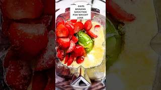 DIY  Healthy Oats Banana smoothie for weight loss  Simple and quick smoothie short [upl. by Case]