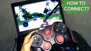 CARA MENGHUBUNGKAN GAMEPAD TERIOS T3 KE PCLAPTOP [upl. by Rubens]