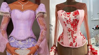 VICTORIAN CORSET PATTERN  LEARN HOW TO CUT A WAIST SNATCHING VICTORIAN CORSET WITH YOKE letusdraft [upl. by Dupre929]