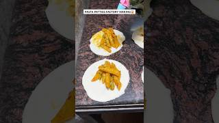 Pasta patties making😍 pattiesrecipe recipe streetfood factory shorts pasta foodie patty op [upl. by Aer765]