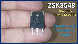 Original MOSFET  2SK3548 Power Mosfet [upl. by Uriel]