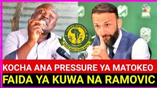 MKALABOKO USIOFAHAMU KWA KOCHA WA YANGA quotRAMOVIC ANA PRESSURE TS GALAXY HAKUWA NA PRESSURE [upl. by Jami]