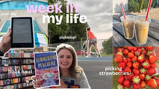 week in my life🍓pool day book haul pickleball 95 days  more [upl. by Floyd]