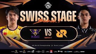 ID M6 Swiss Stage Hari 1  Babak 1  KEEP BEST GAMING VS RRQ HOSHI [upl. by Alebasi822]