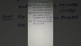 siru koottula ulla kuyilukku song shortsong lyrics ilayaraja music karthick nirosha lovesong [upl. by Maddis]