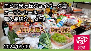 ロピア泉ヶ丘ジョイパーク店 購入品紹介 前編 【激安スーパー】【爆買い】 [upl. by Arahahs]