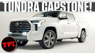 Meet The ULTIMATE Luxury Tundra The All New 2022 Toyota Tundra Capstone [upl. by Duma]