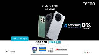 Pre Order CAMON 30 Series [upl. by Murray]