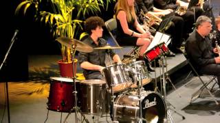 Concertino for percussion and band  Meno Bosgra [upl. by Enorahs307]