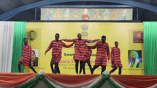 Awasame performance by Tanzanian boys team celebration of Vishwa Hindi Diwas in Tanzania [upl. by Henson540]