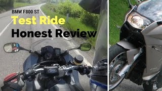 BMW F800 ST  Test ride and Review [upl. by Lezley710]