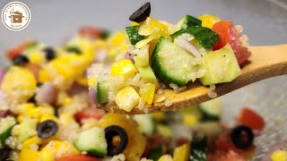 Quinoa Salad  Quinoa Recipes  Easy Food Recipes for Beginners  Salad Recipes [upl. by Lunsford]