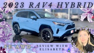 2023 Toyota Rav4 Hybrid  SE AWD Review [upl. by Suzzy]