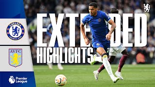 Chelsea 01 Aston Villa  EXTENDED Highlights  Premier League 202324 [upl. by Dlonyar]