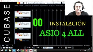 16 TUTORIAL DE CUBASE para PRINCIPIANTES Instalar DRIVERS ASIO4ALL [upl. by Obelia]