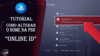 Tutorial  PS4 Como alterar o nome na PSN Oniline ID passo a passo [upl. by Lanni994]